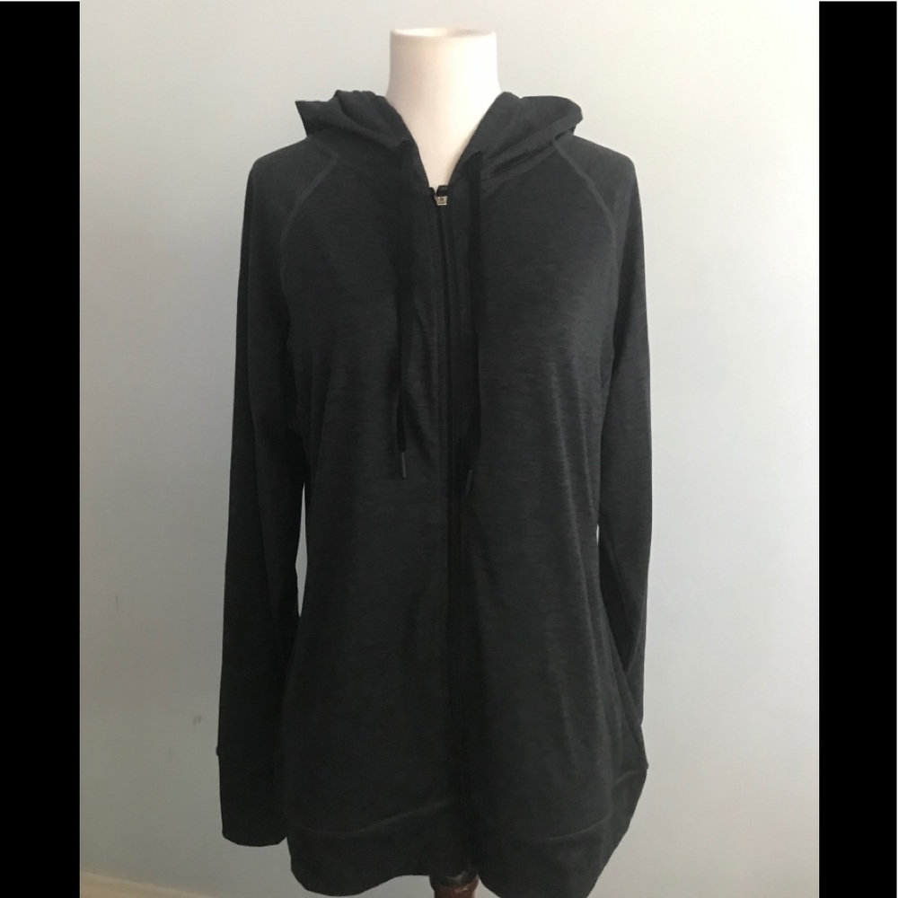 NWOT lightweight hooded zippered jacket
